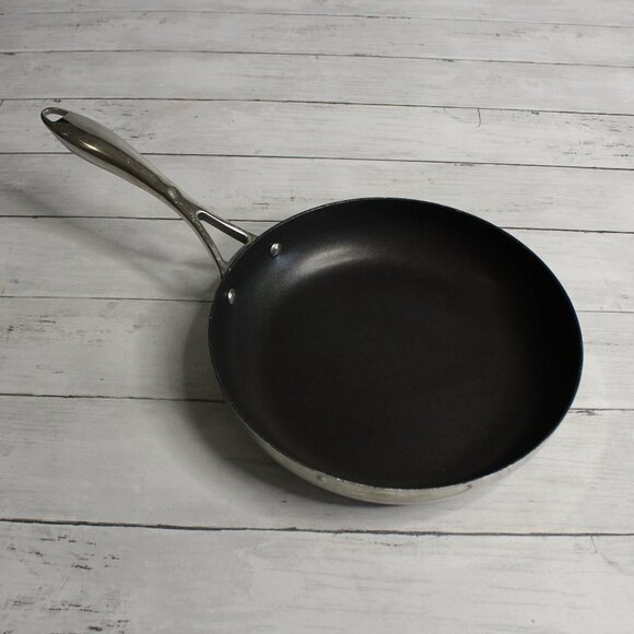 Tupperware Chef Series Non Stick 9.5" Frying Pan Stainless Steel - Picture 1 of 5